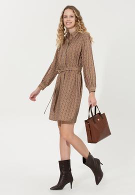 Kadın Camel Dokuma Elbise - 50253651004