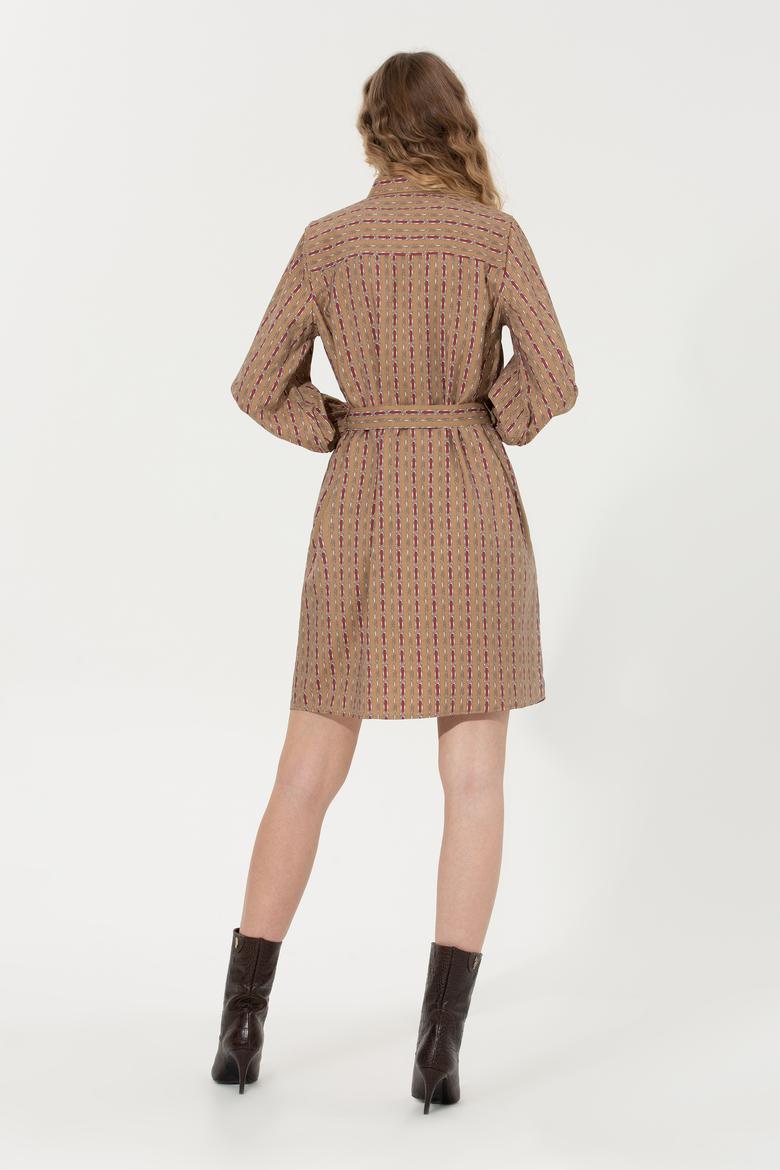 Kadın Camel Dokuma Elbise - 50253651004