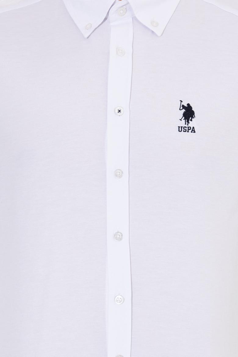 Erkek Beyaz Uzun Kollu Basic Gömlek - 50253872001