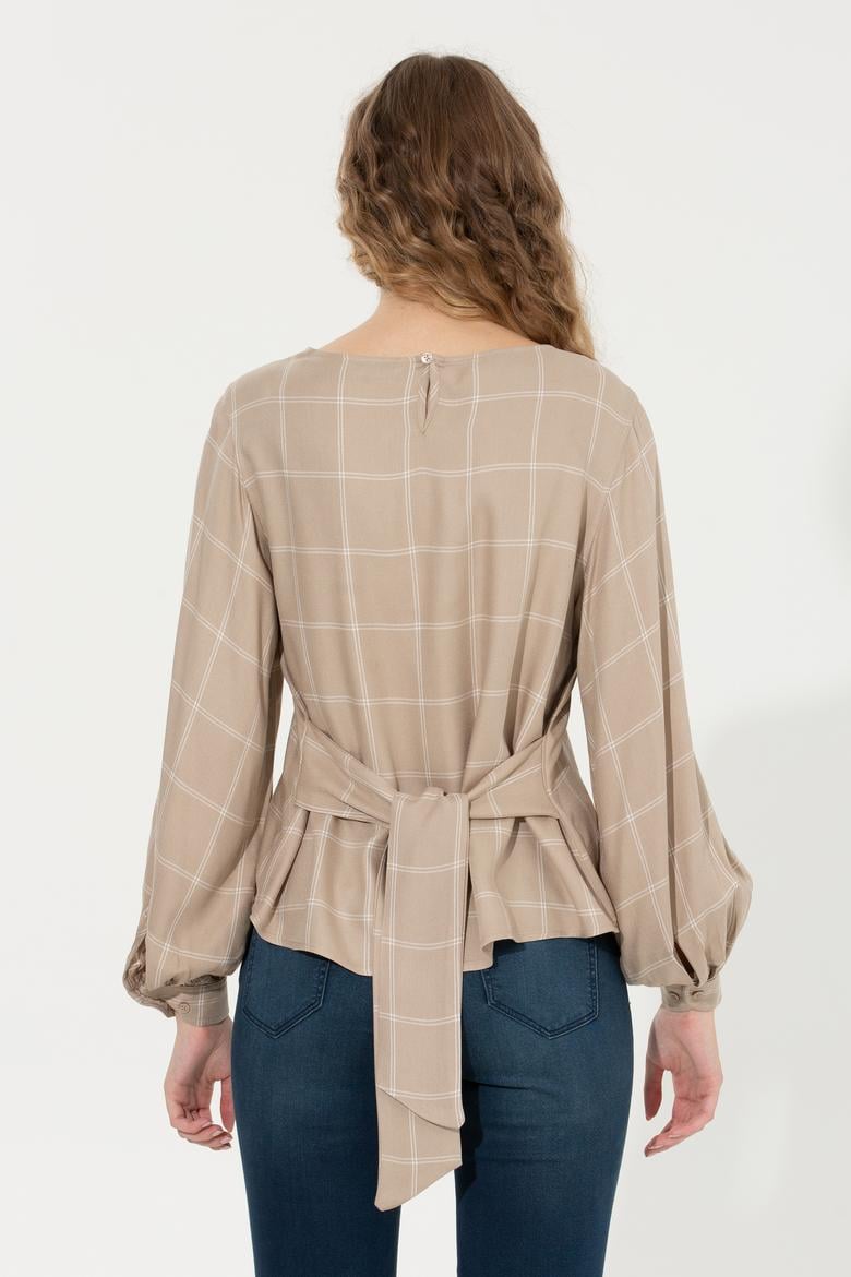 Kadın Taş Uzun Kollu Gömlek - 50255036010