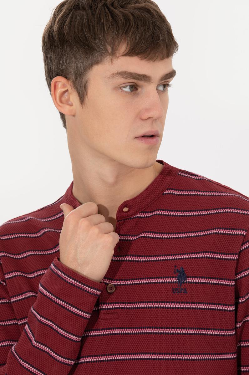 Erkek Vişne Sweatshirt