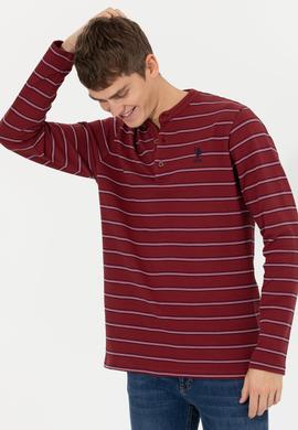 Erkek Vişne Sweatshirt - 50253441022