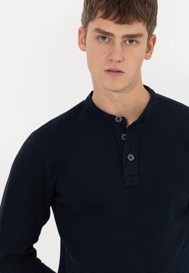 Erkek Lacivert Sweatshirt - 50253447002