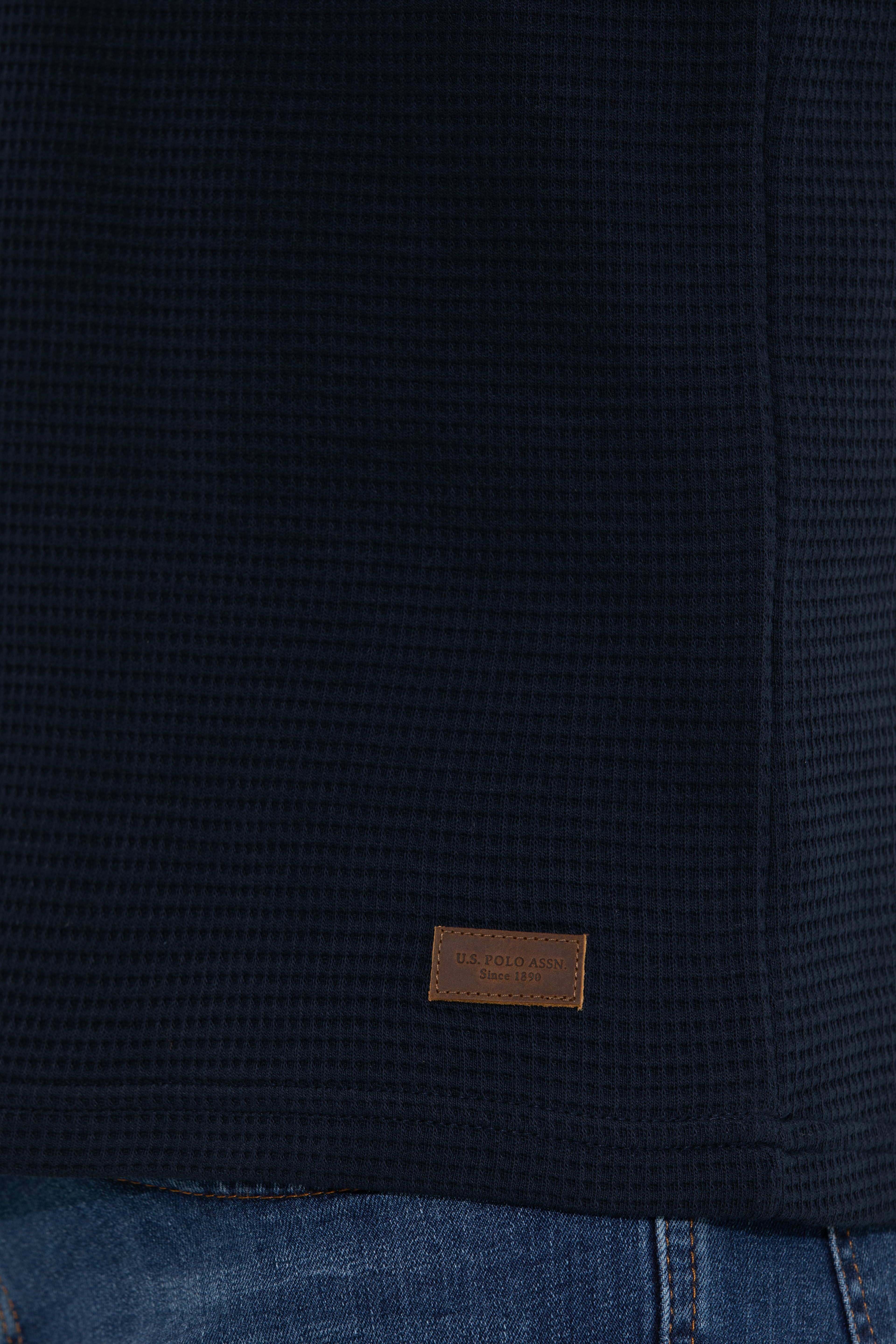 Erkek Lacivert Sweatshirt - Image 7