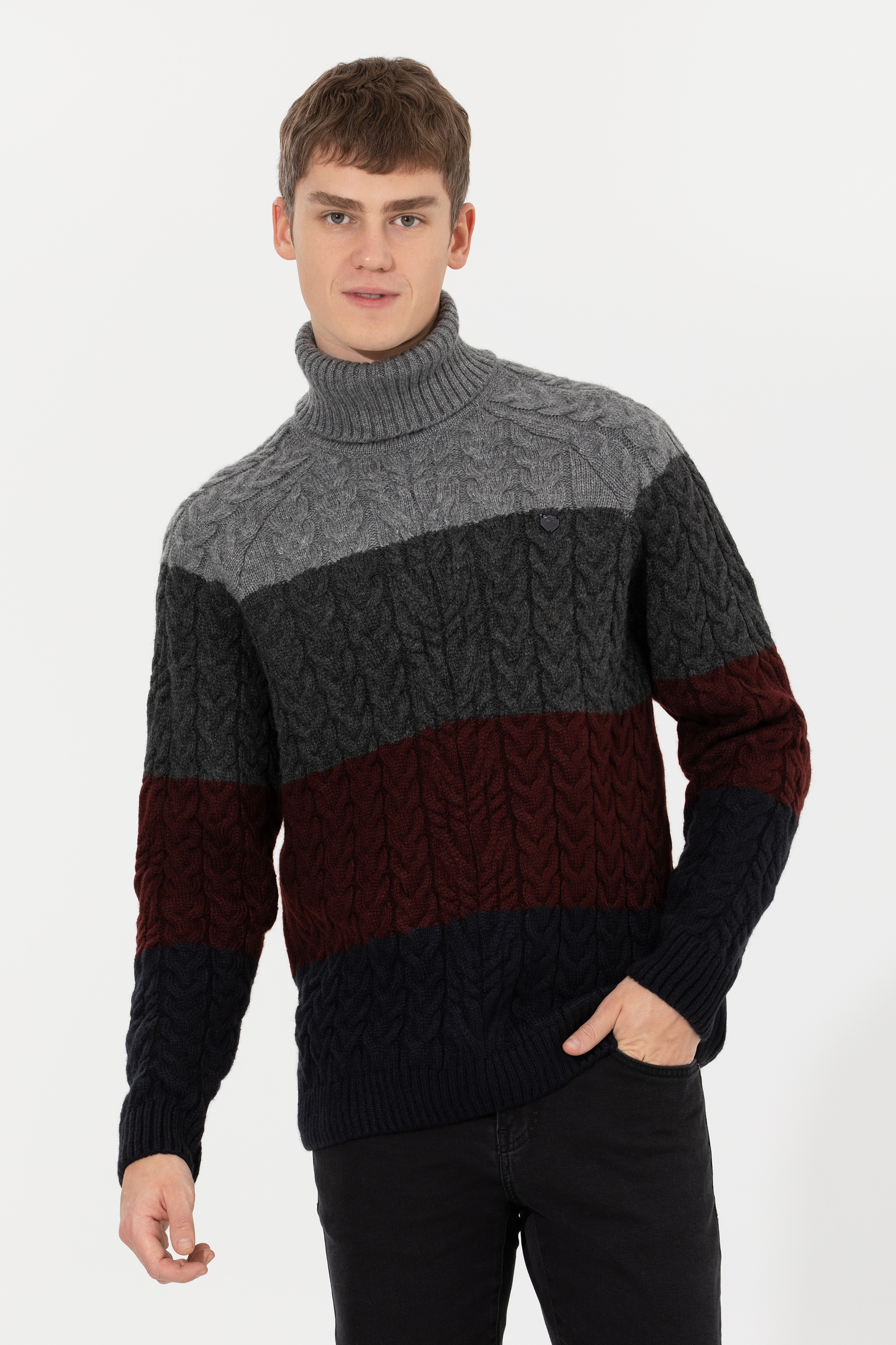 Erkek Lacivert Kazak - Image 1