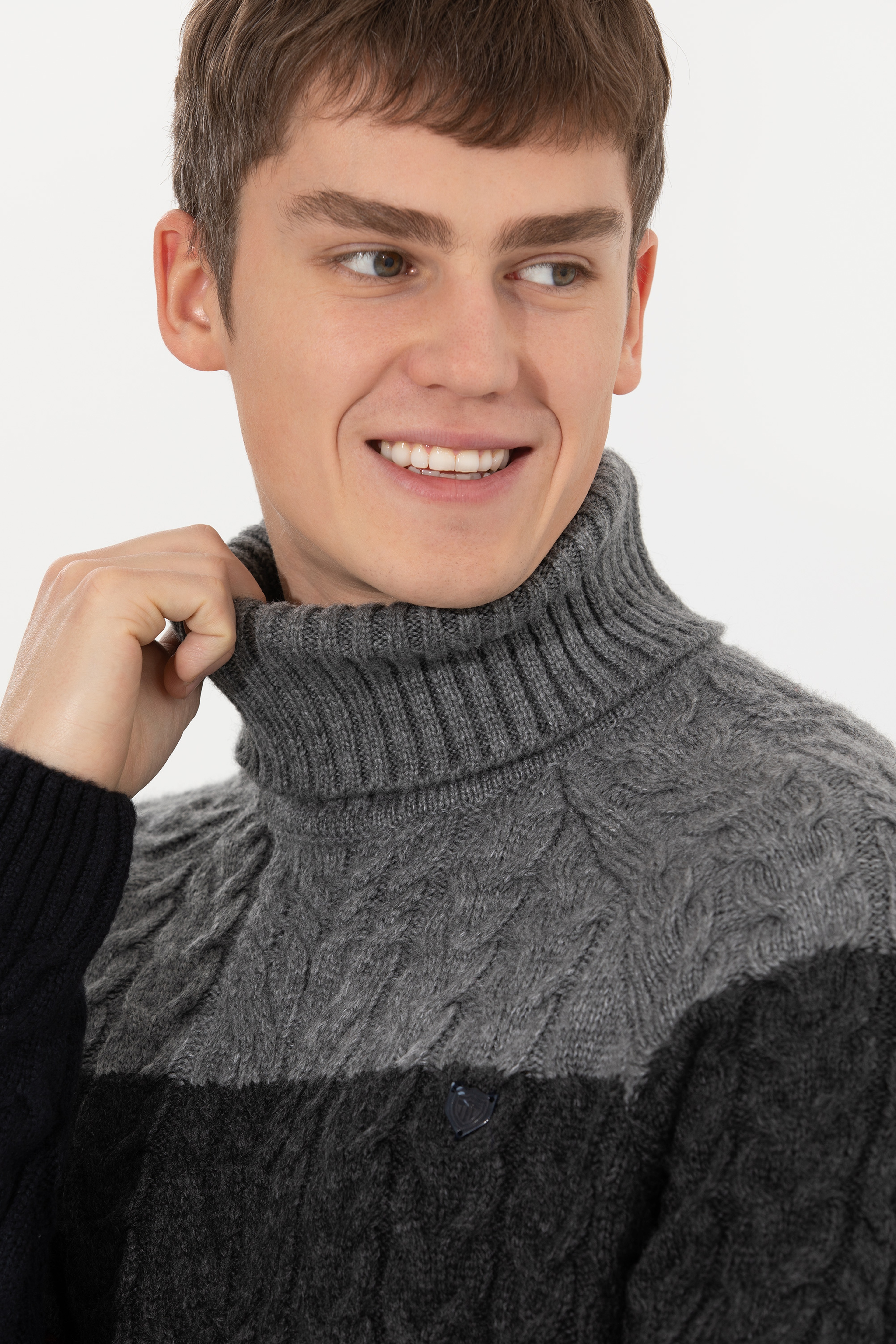 Erkek Lacivert Kazak - Image 2