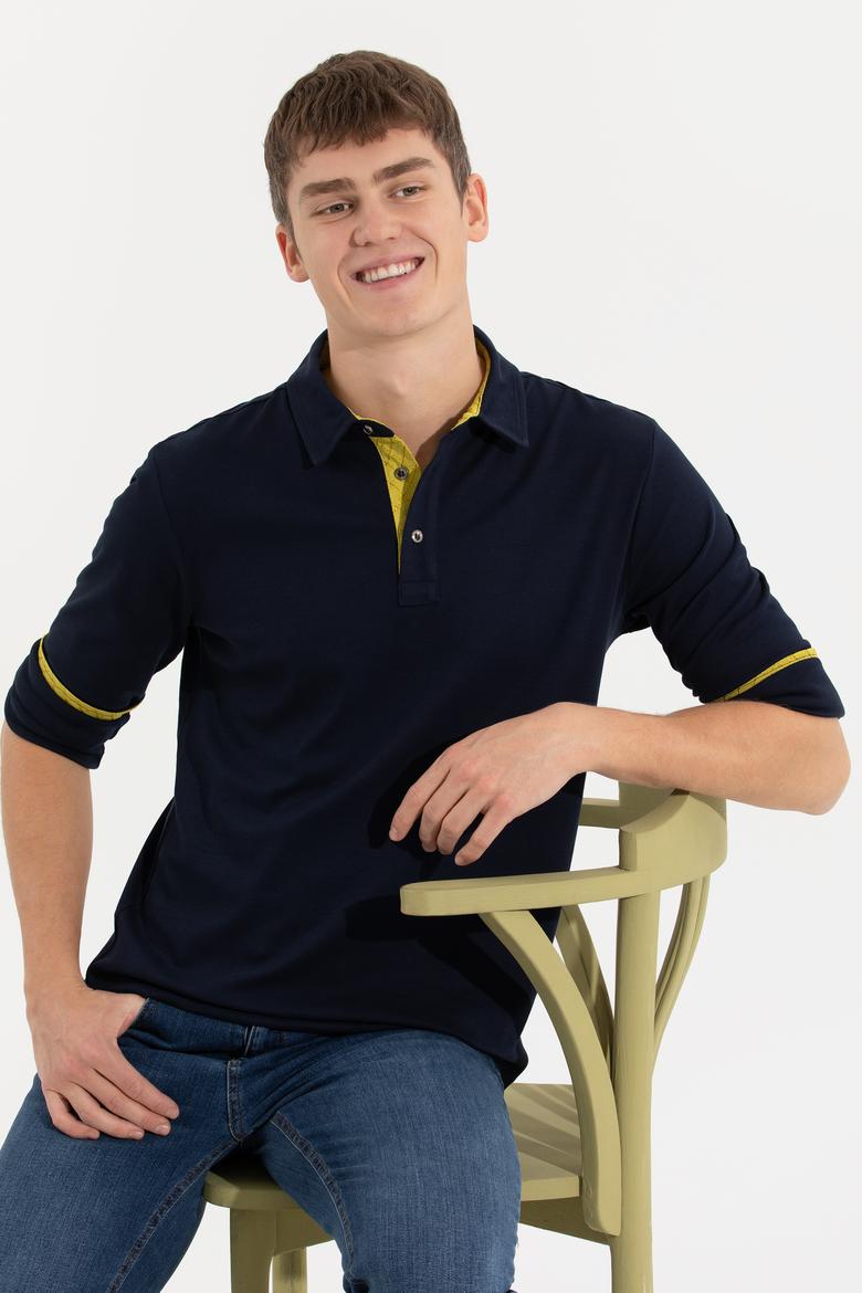 Erkek Lacivert Sweatshirt