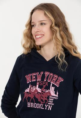 Kadın Lacivert Sweatshirt - 50255837013