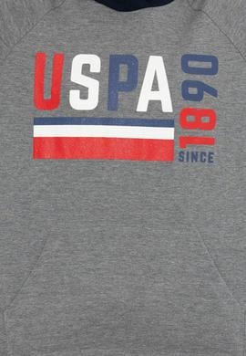 Kadın Gri  Melanj Kapüşonlu Sweatshirt - 50255839005