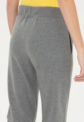 Kadın Gri  Melanj Kapüşonlu Sweatshirt - 50255839005