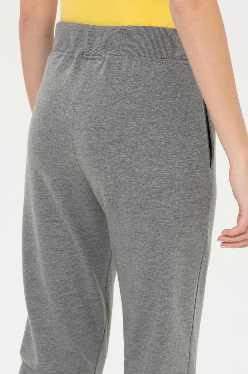 Kadın Gri  Melanj Kapüşonlu Sweatshirt