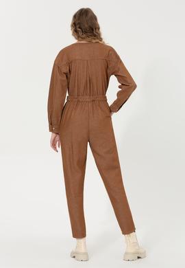 Kadın Kahverengi Jean Tulum - 50256772002