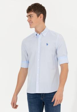 Erkek Açık Mavi Uzun Kollu Gömlek - 50262338016