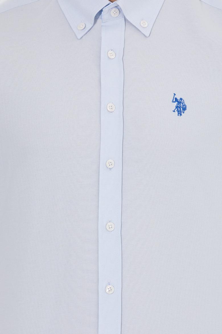 Erkek Açık Mavi Uzun Kollu Gömlek - 50262338016