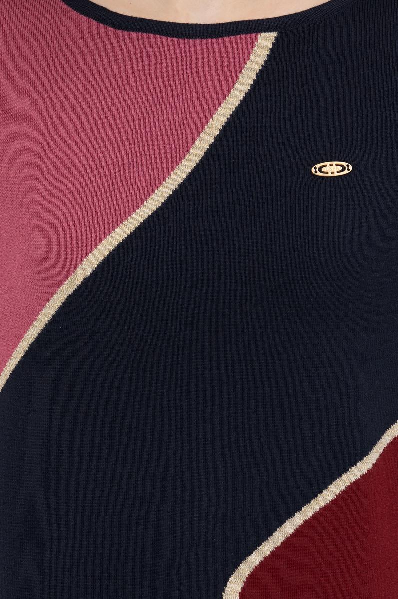 Kadın Lacivert Bisiklet Yaka Kazak