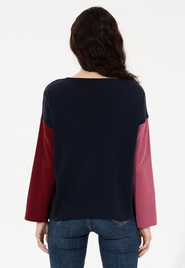 Kadın Lacivert Bisiklet Yaka Kazak - 50256632006