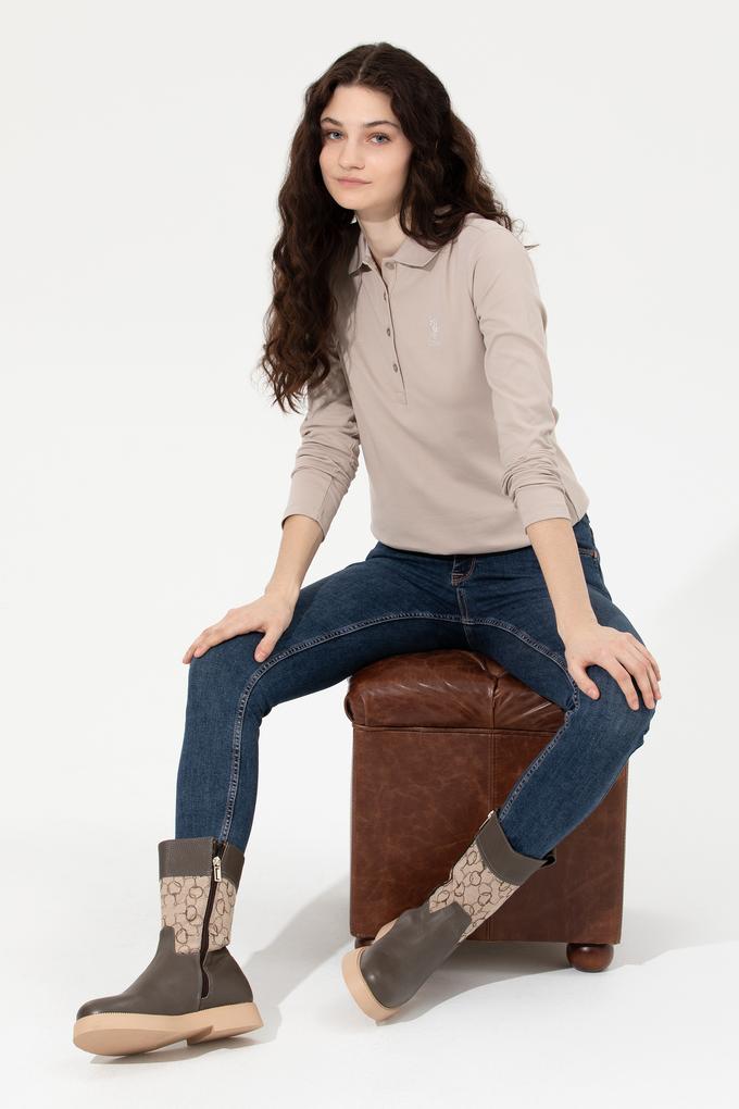 Kadın Taş Basic Sweatshirt