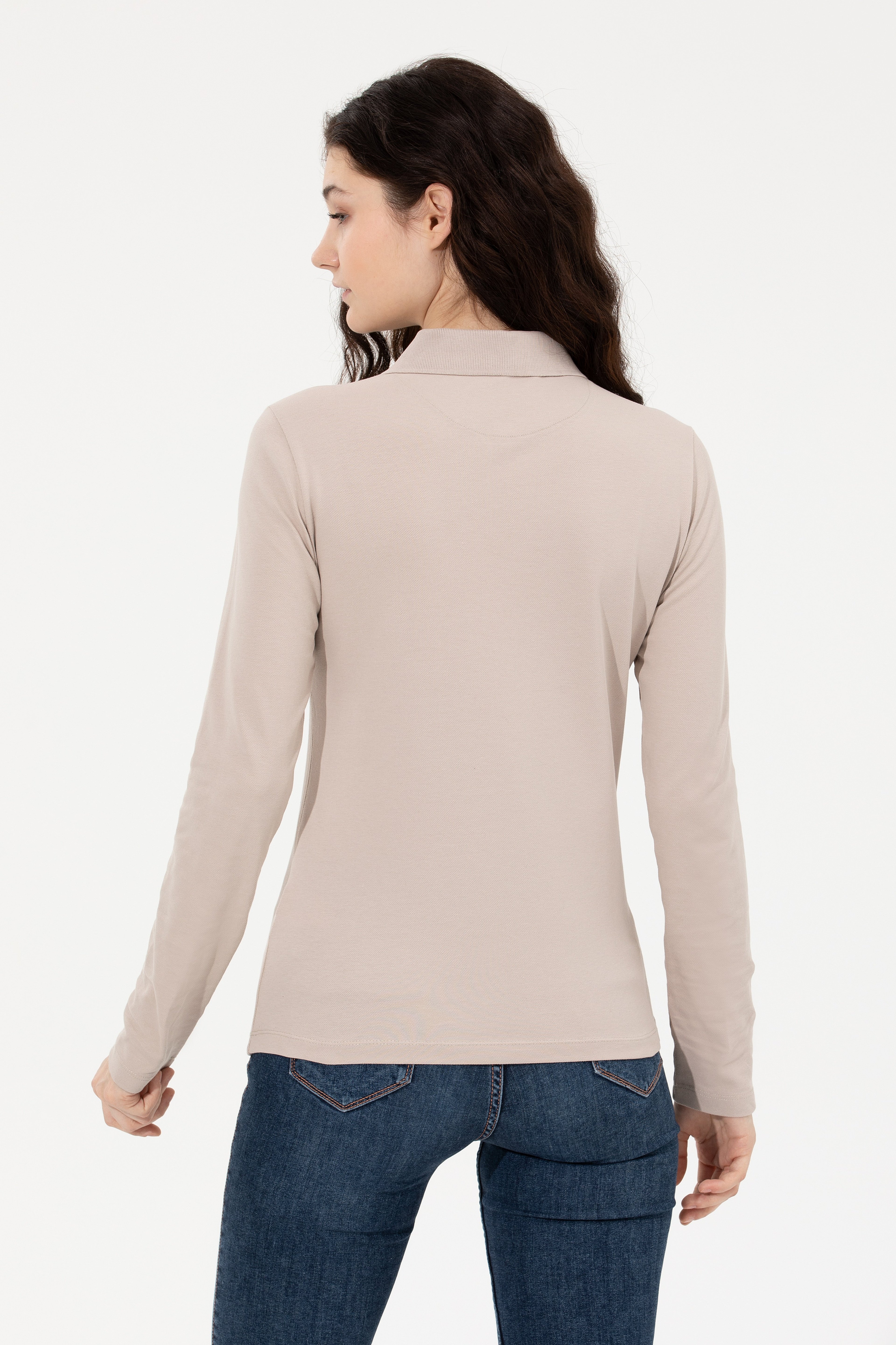 Kadın Taş Basic Sweatshirt