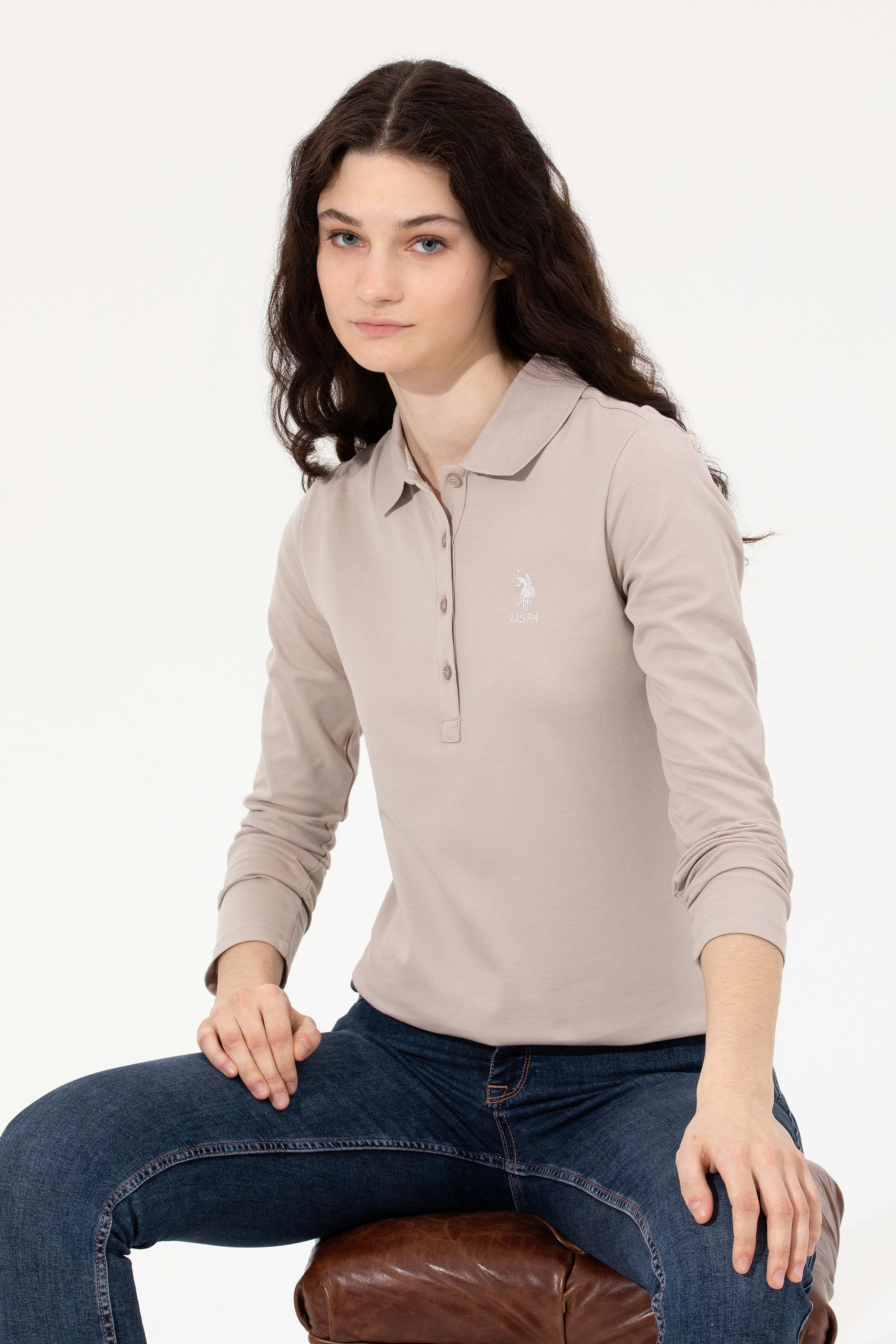 Kadın Taş Basic Sweatshirt