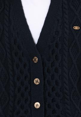 Kadın Lacivert Triko Hırka - 50253654004