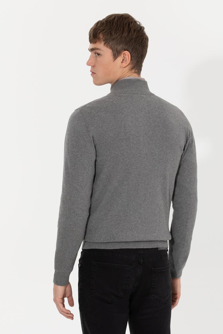 Erkek Lacivert Kapüşonlu Sweatshirt - 50257599019