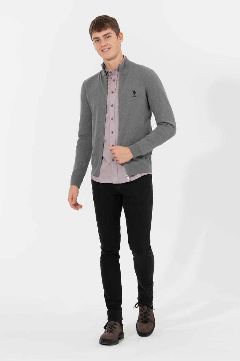 Erkek Lacivert Kapüşonlu Sweatshirt - 50257599019