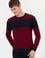 Erkek Bordo Bisiklet Yaka Triko Kazak