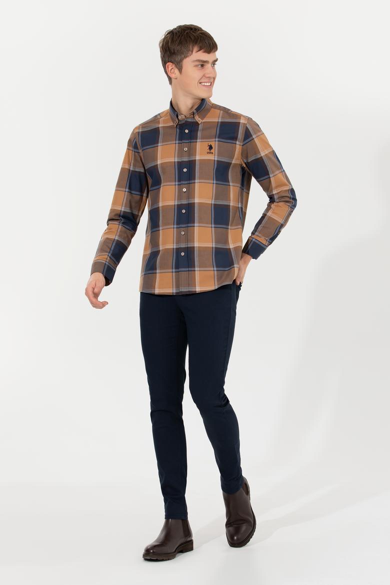 Erkek Lacivert Kanvas Pantolon - 50260816018