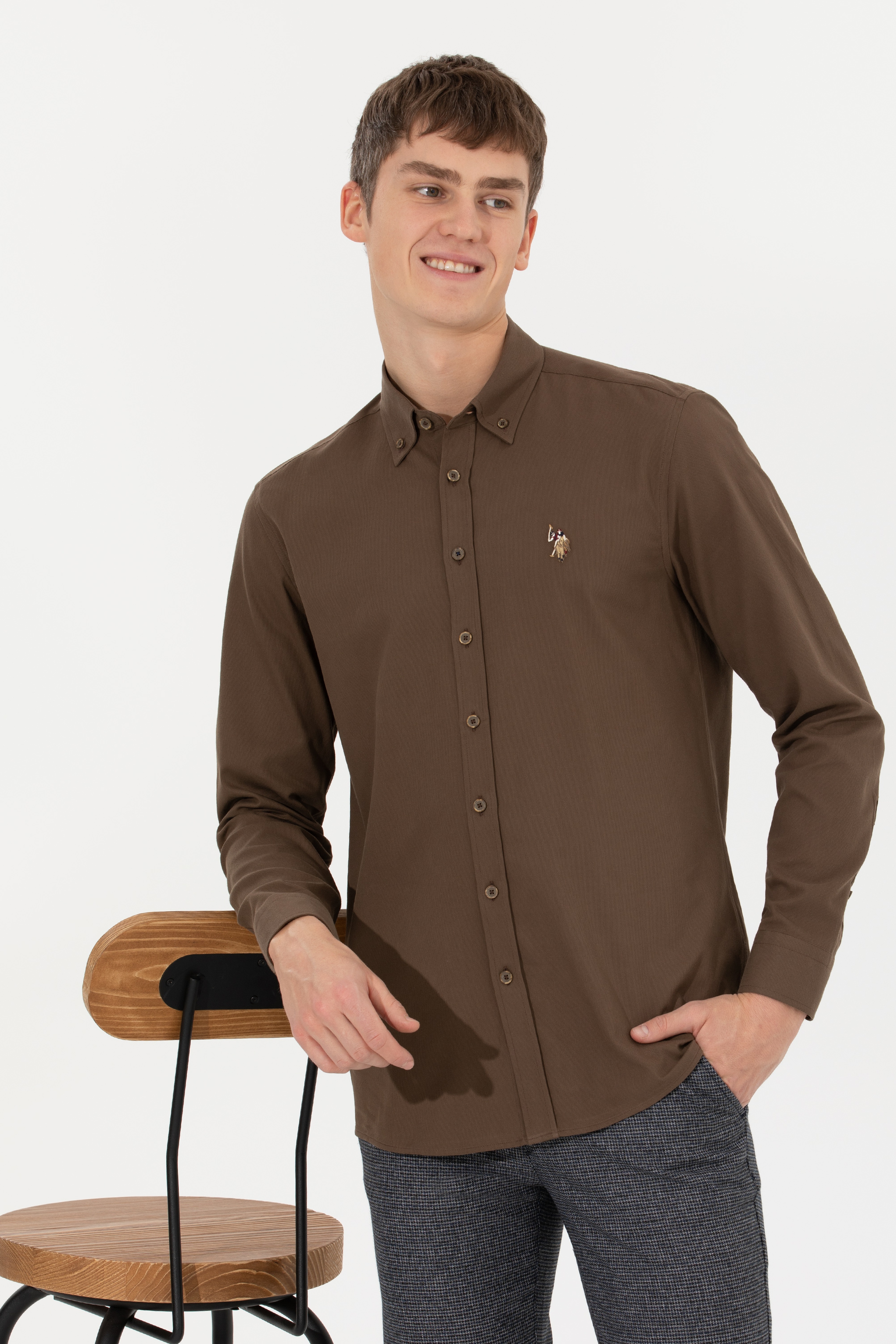 Erkek Coconut Uzun Kollu Gömlek - Image 3
