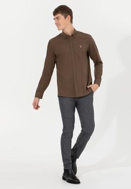 Erkek Lacivert Kanvas Pantolon - 50253914002