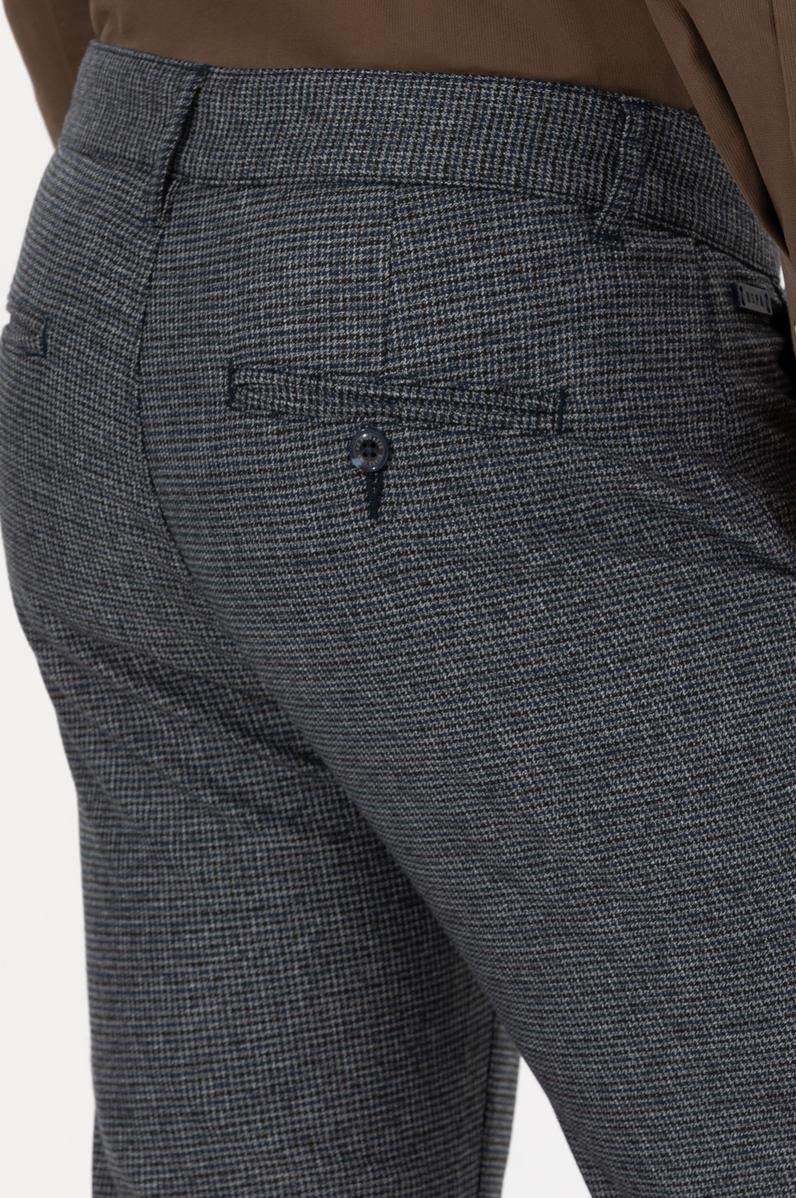 Erkek Slim Fit Lacivert Kanvas Pantolon