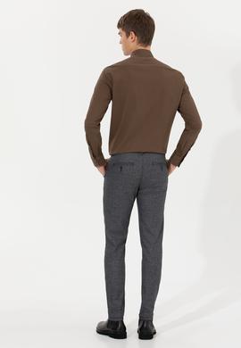 Erkek Lacivert Kanvas Pantolon - 50253914002