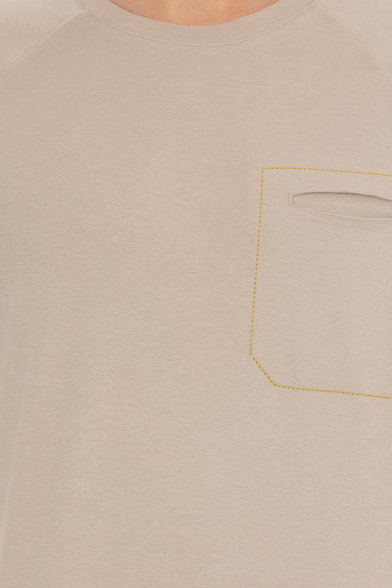 Erkek Taş Bisiklet Yaka Sweatshirt - 50256404043