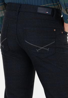 Erkek Lacivert Kanvas Pantolon - 50256539013