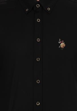 Erkek Siyah Uzun Kollu Basic Gömlek - 50256694084