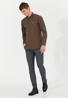 Erkek Lacivert Kanvas Pantolon - 50253914002