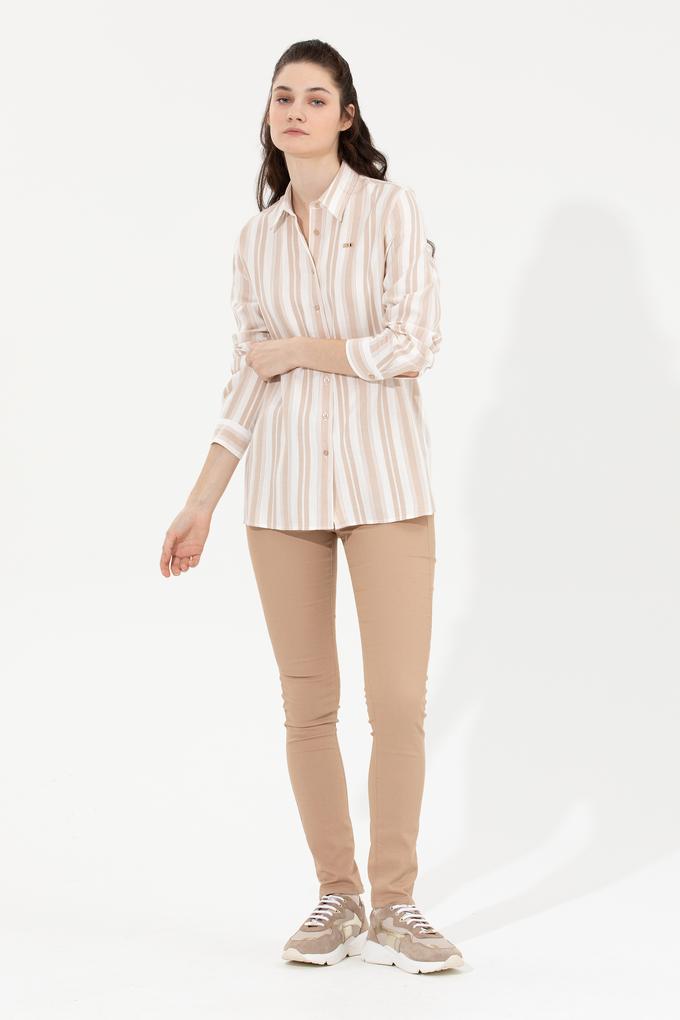 Kadın Camel Toothpick Fit Pantolon