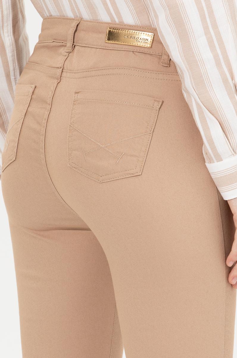 Kadın Camel Toothpick Fit Pantolon