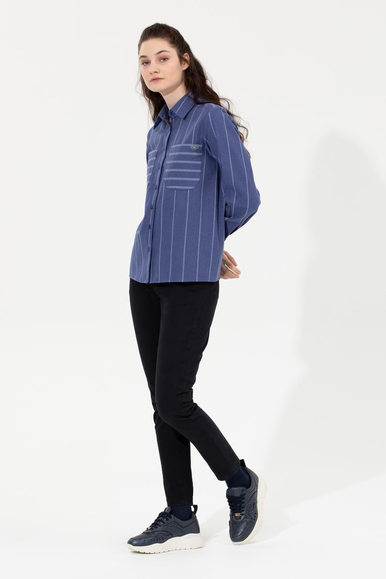 Kadın Lacivert Toothpick Fit Pantolon - 50253899010