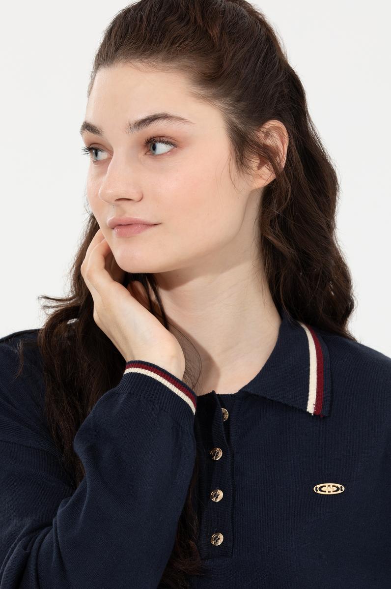 Kadın Lacivert Triko Elbise