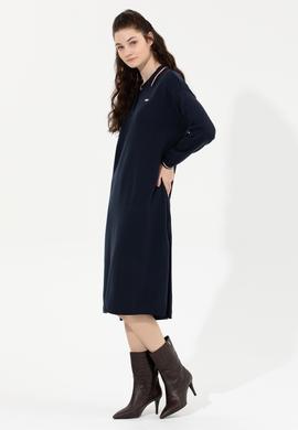 Kadın Lacivert Triko Elbise - 50253948003