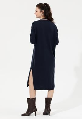 Kadın Lacivert Triko Elbise - 50253948003
