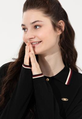 Kadın Siyah Triko Elbise - 50253948012