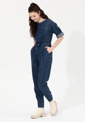 Kadın Koyu Mavi Jean Tulum - 50254322002