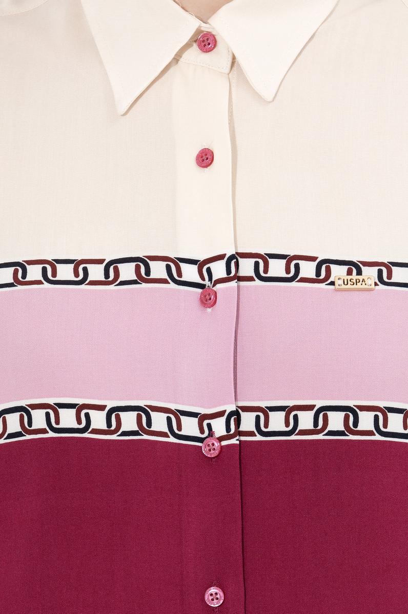 Kadın Pembe Uzun Kollu Gömlek