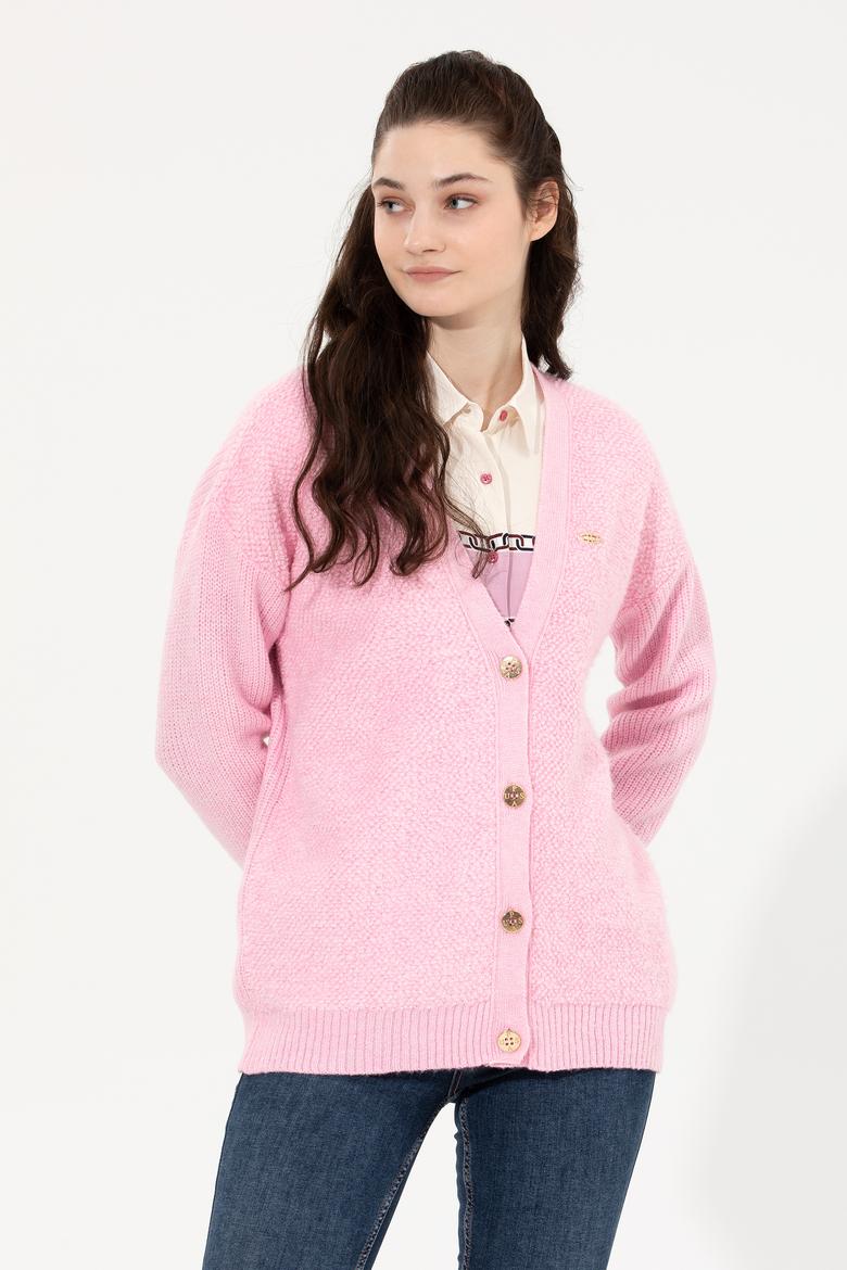 Kadın Manolya Triko Hırka - 50261324030