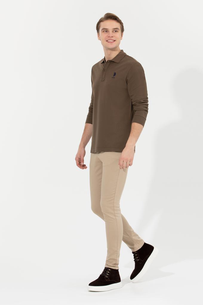 Erkek Taş Kanvas Pantolon