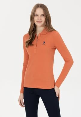 Kadın Kiremit Basic Sweatshirt - 50262813008