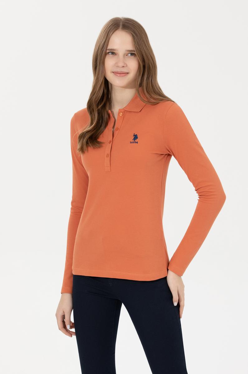 Kadın Kiremit Basic Sweatshirt