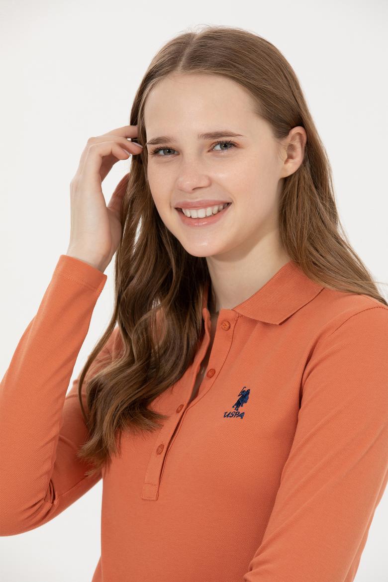 Kadın Kiremit Basic Sweatshirt